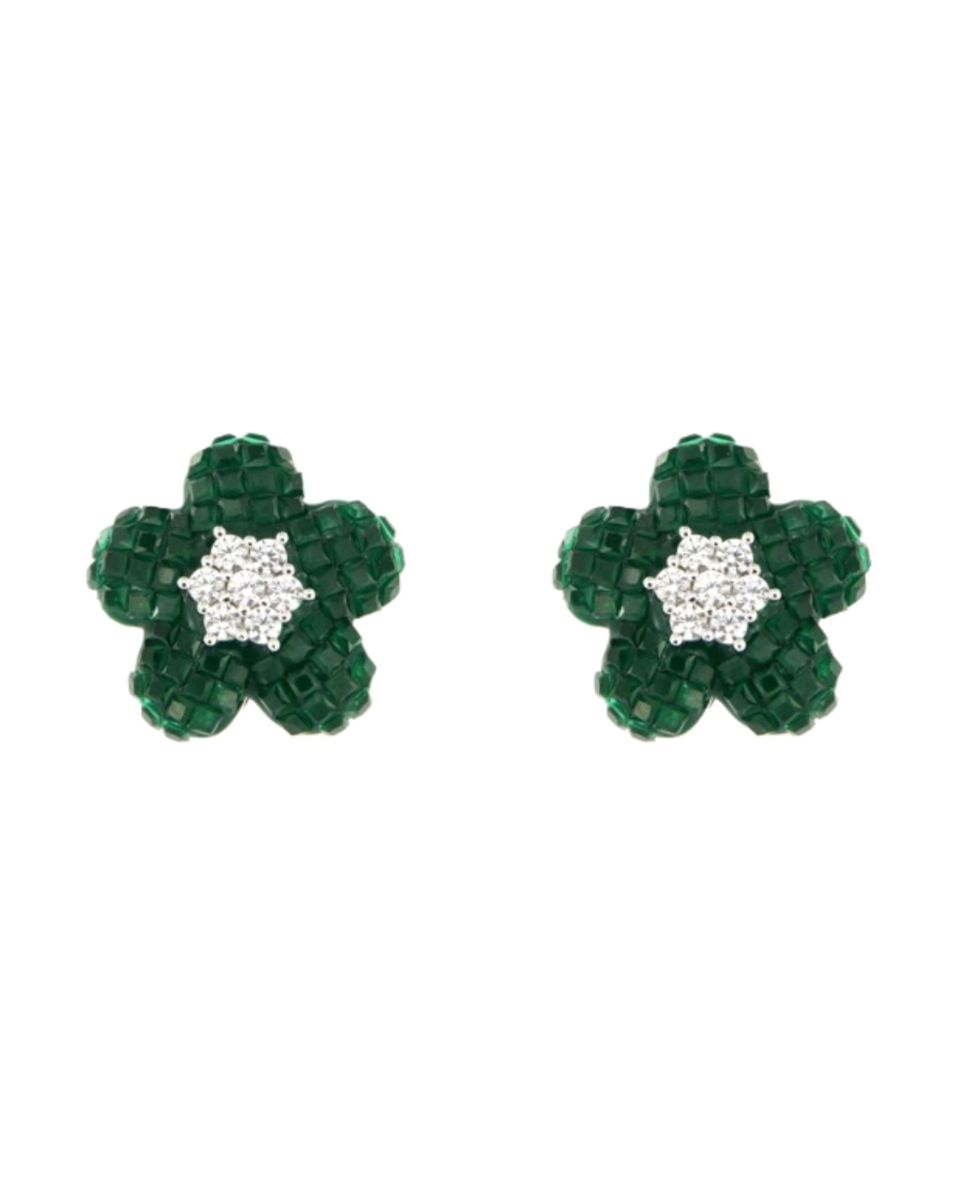 Pendientes Flor Plata 925mm