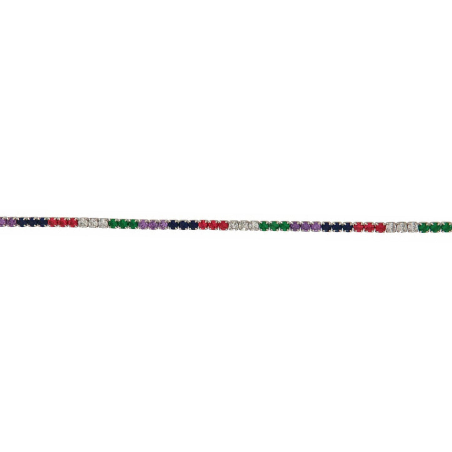 Bracelet with colored zircons