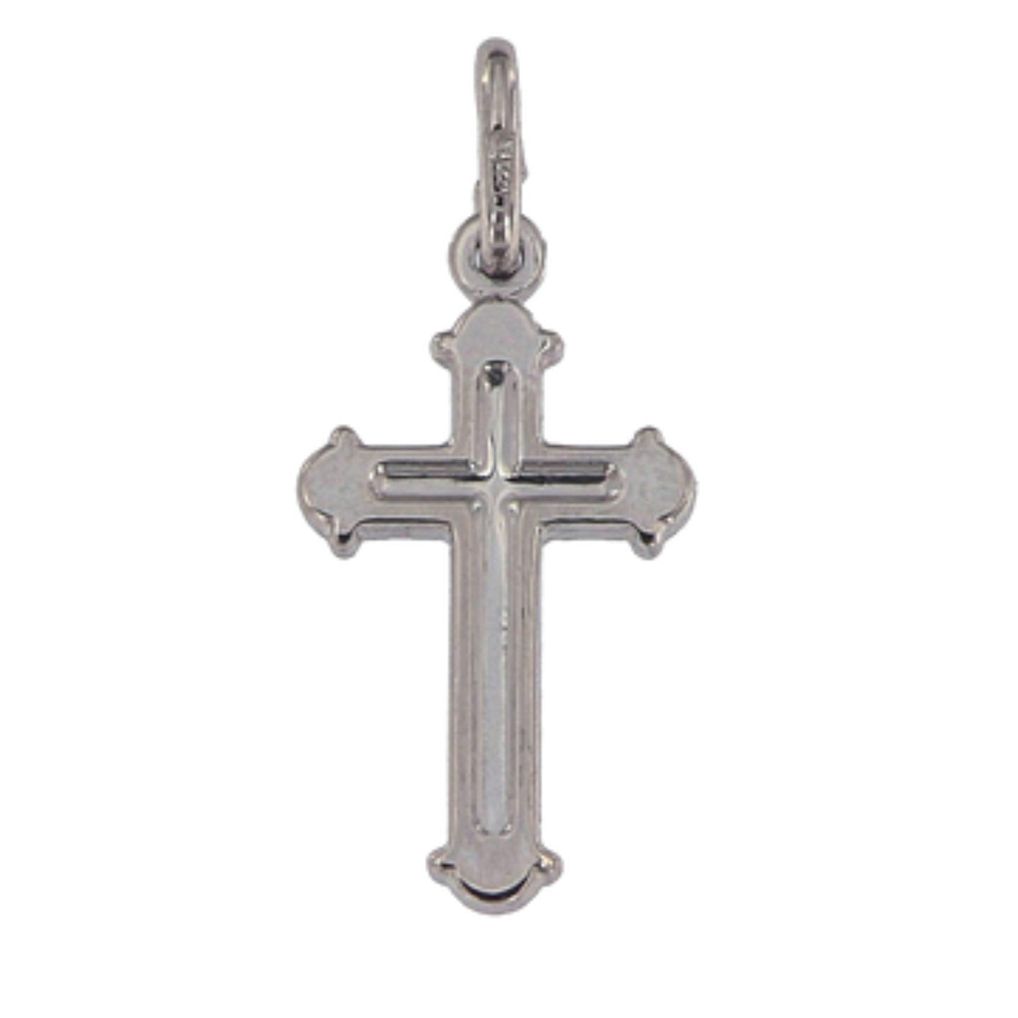 Silver Cross Choker