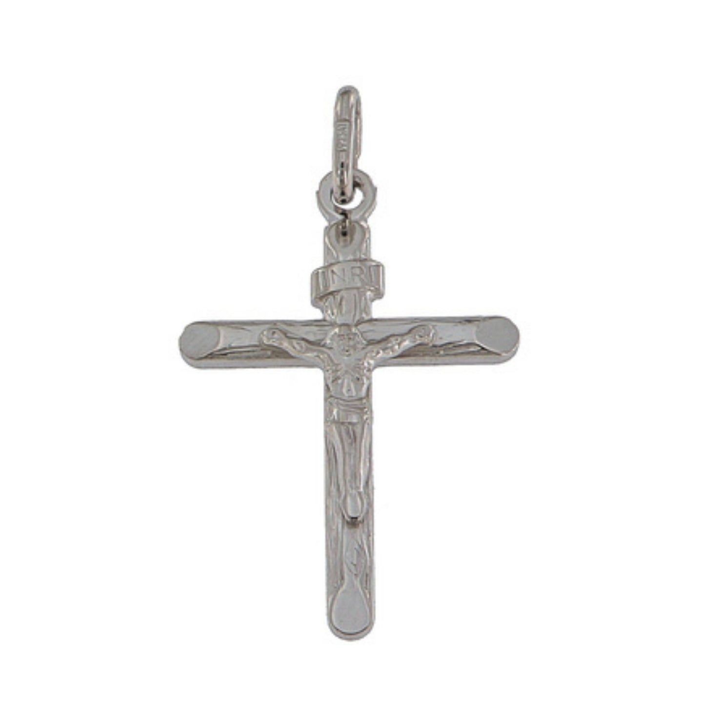 Silver Cross Choker with Jesus Christ