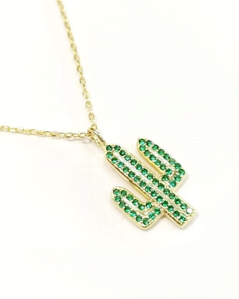 Gargantilla Cactus Dorado