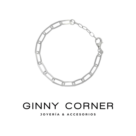 Pulseras con Eslabones: Elegancia Atemporal en Plata de Ley y Chapado en Oro