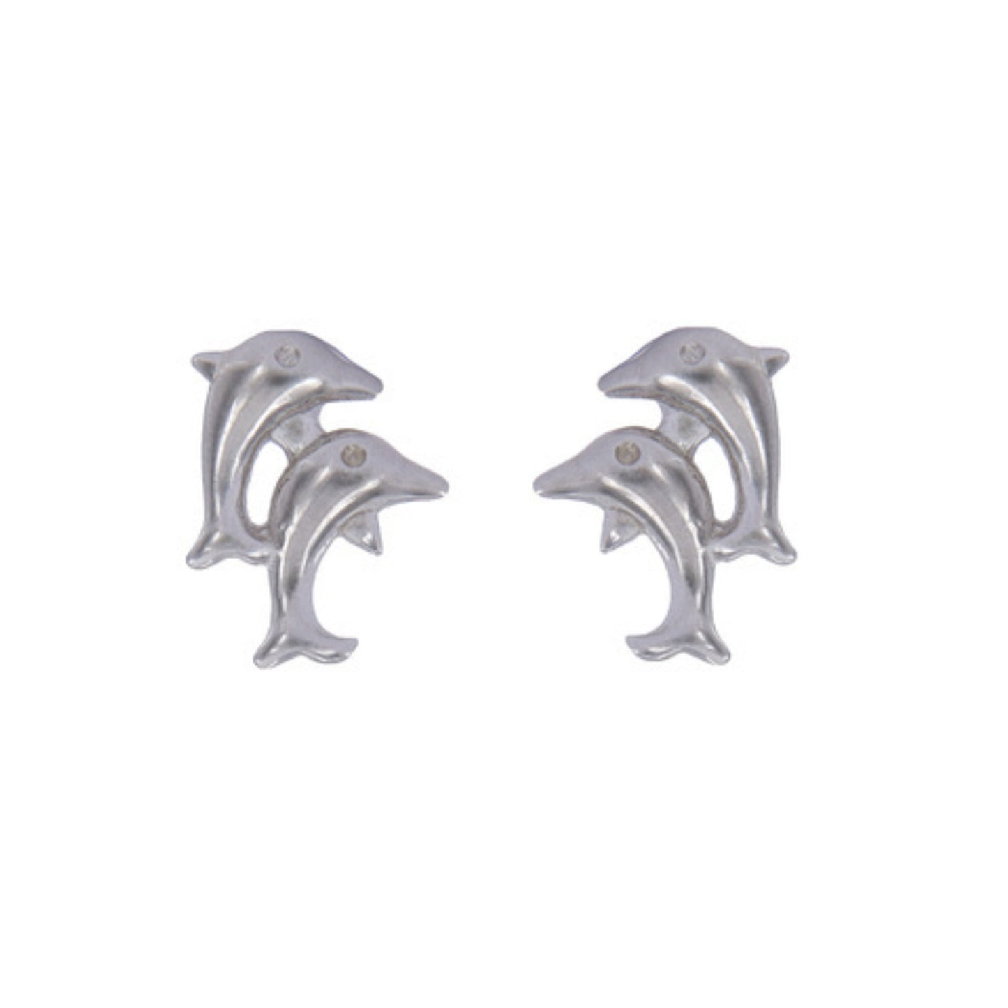 Dolphins pressure earrings in silver