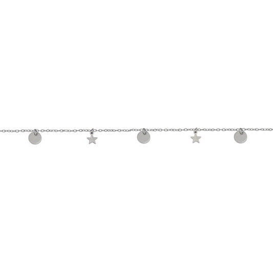 Pulsera Estrellas en plata