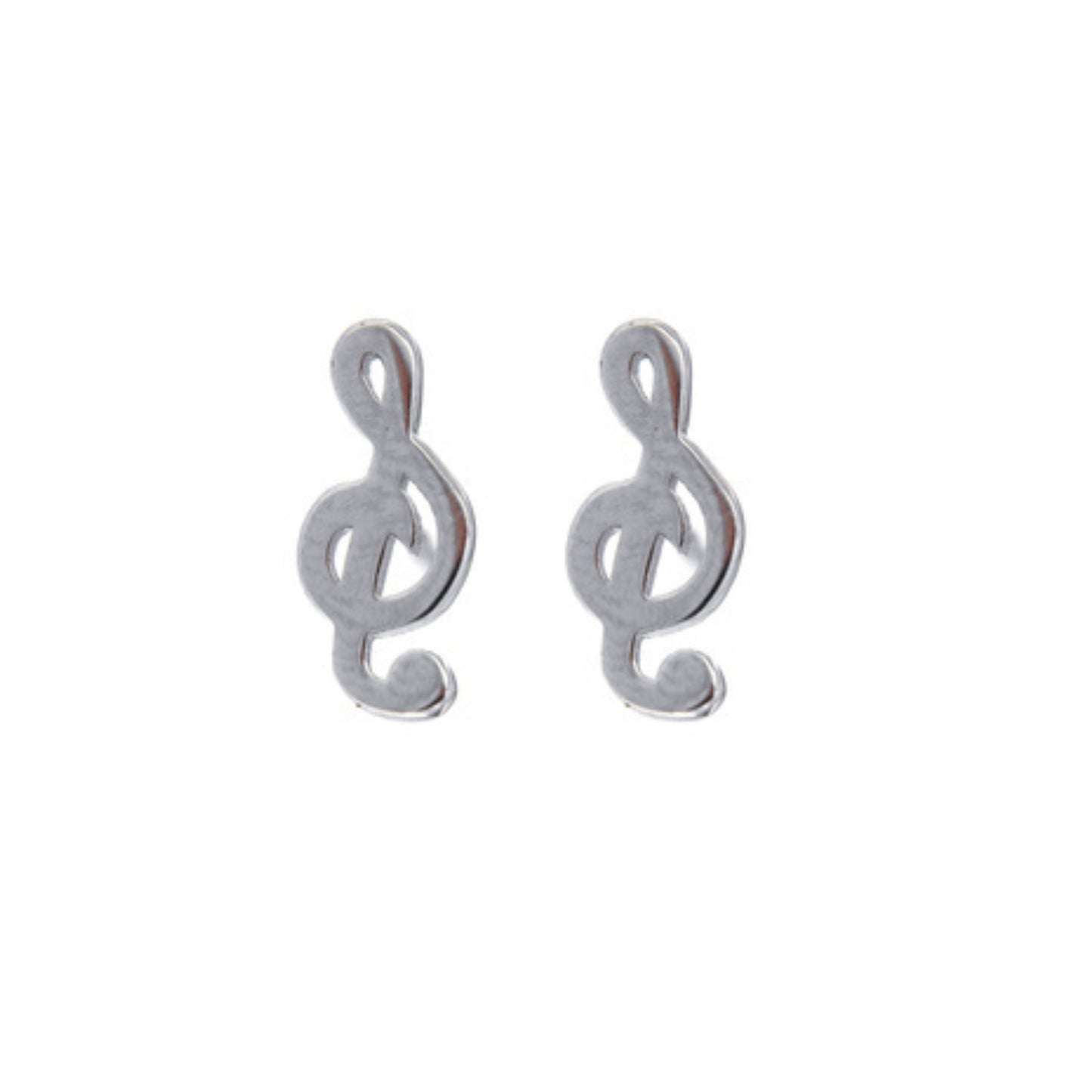 Cable Sol Pressure Earrings in Silver