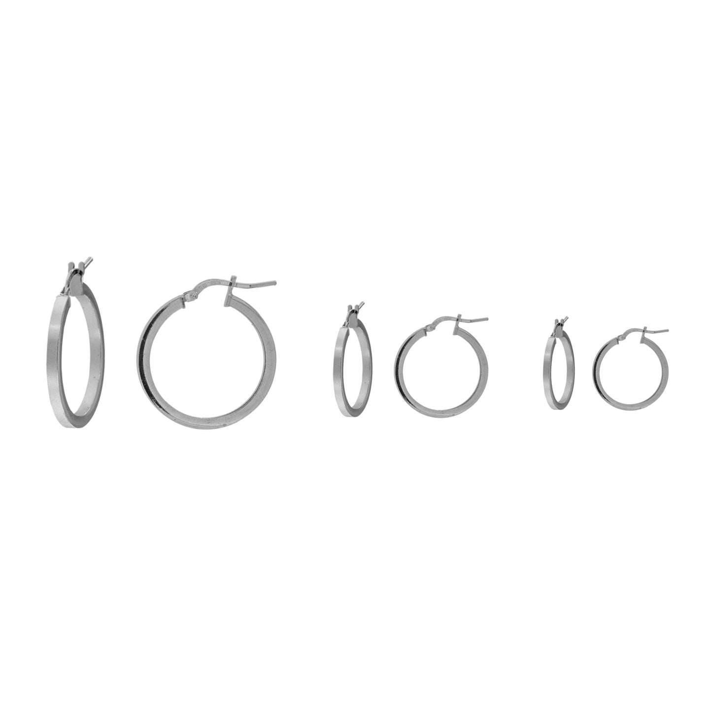 Pendientes Aros en plata