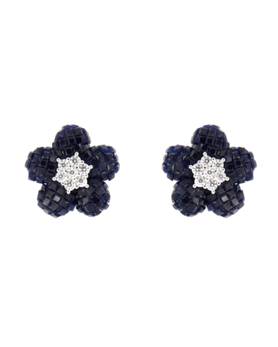 Pendientes Flor Plata 925mm